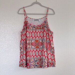 Bright colorful tank, size 2X